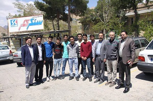 بازدید دانشجویان سمنان از شرکت سنگرکار مهدی شهر