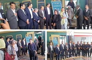 نخستین قطار مثلث گردشگری کشور وارد یزد شد
